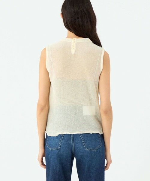 TOMORROWLAND / トゥモローランド ニット・セーター | タックステッチ ノースリーブプルオーバー | 詳細4