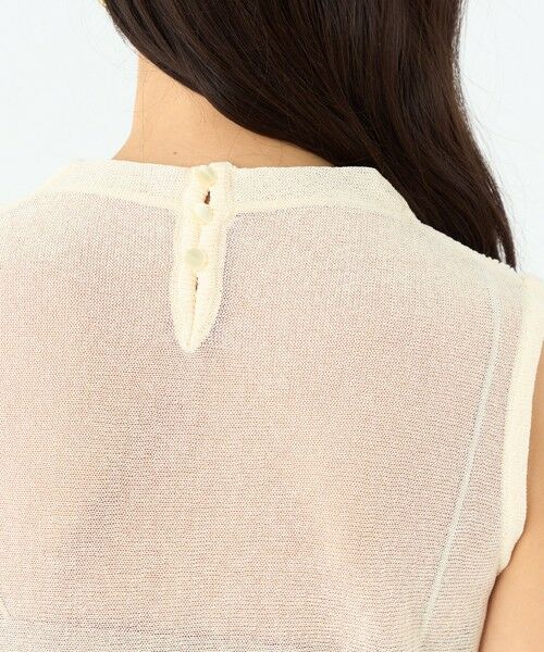 TOMORROWLAND / トゥモローランド ニット・セーター | タックステッチ ノースリーブプルオーバー | 詳細6