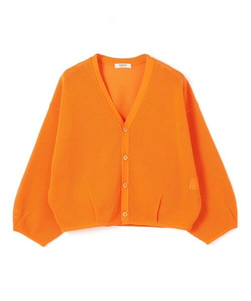 COMME des GARÇONS オレンジ Vネック リネン　フランス製 COMME des GARÇONS オレンジ Vネック リネン フランス製 COMME