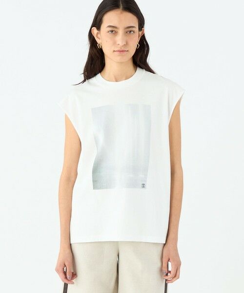 TOMORROWLAND / トゥモローランド Tシャツ | フォトプリント ノースリーブTシャツ | 詳細2