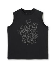 TOMORROWLAND / トゥモローランド タンクトップ | ボタニカルエンブロイダリー ノースリーブプルオーバー