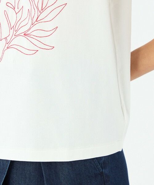 TOMORROWLAND / トゥモローランド タンクトップ | ボタニカルエンブロイダリー ノースリーブプルオーバー | 詳細8