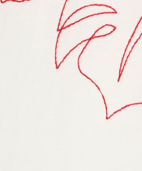 TOMORROWLAND / トゥモローランド Tシャツ | ボタニカルエンブロイダリー ハーフスリーブTシャツ | 詳細10