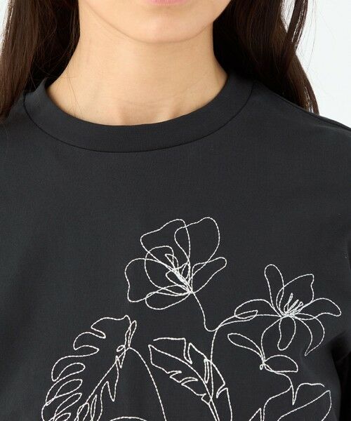 TOMORROWLAND / トゥモローランド Tシャツ | ボタニカルエンブロイダリー ハーフスリーブTシャツ | 詳細5