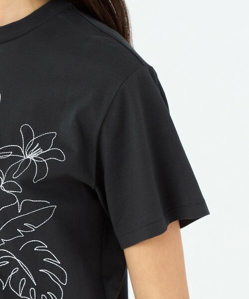 TOMORROWLAND / トゥモローランド Tシャツ | ボタニカルエンブロイダリー ハーフスリーブTシャツ | 詳細7