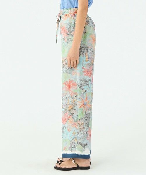 トゥモローランド　リバティプリント イージーストレートパンツ 楽天市場】【SALE／40%OFF】リバティプリント イージー