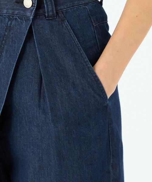 TOMORROWLAND / トゥモローランド デニムパンツ | コットンセルロースデニム アシンメトリータックパンツ | 詳細7