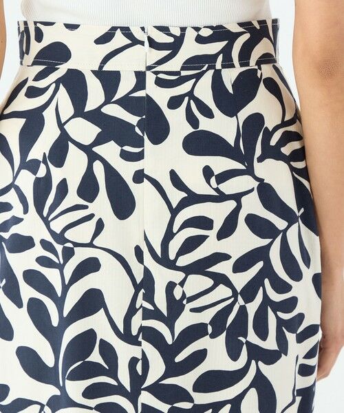 TOMORROWLAND / トゥモローランド ロング・マキシ丈スカート | ボタニカルプリント アシンメトリータックスカート | 詳細6