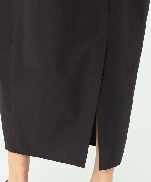 TOMORROWLAND / トゥモローランド ロング・マキシ丈ワンピース | フリルコンビ Vネックワンピース | 詳細7