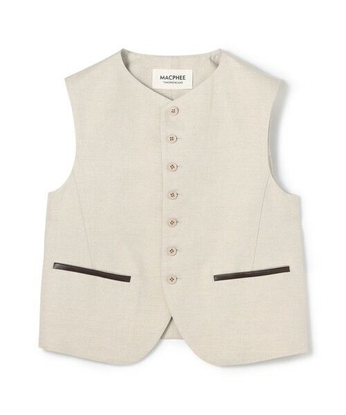 TOMORROWLAND MACPHEE ハーフジップ ニットベスト 新品 TOMORROWLAND MACPHEE ニットベスト - メルカリ