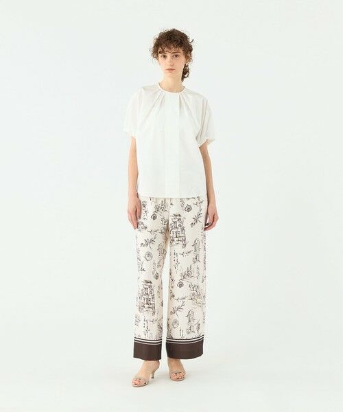 TOMORROWLAND / トゥモローランド シャツ・ブラウス | コンパクトブロード タックボリュームブラウス | 詳細1