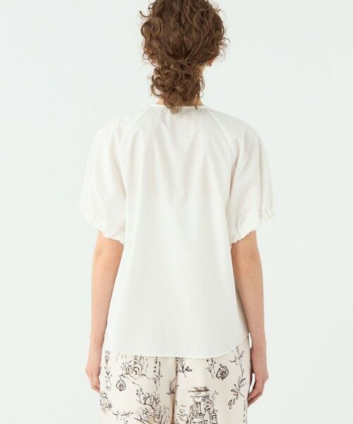 TOMORROWLAND / トゥモローランド シャツ・ブラウス | コンパクトブロード タックボリュームブラウス | 詳細4