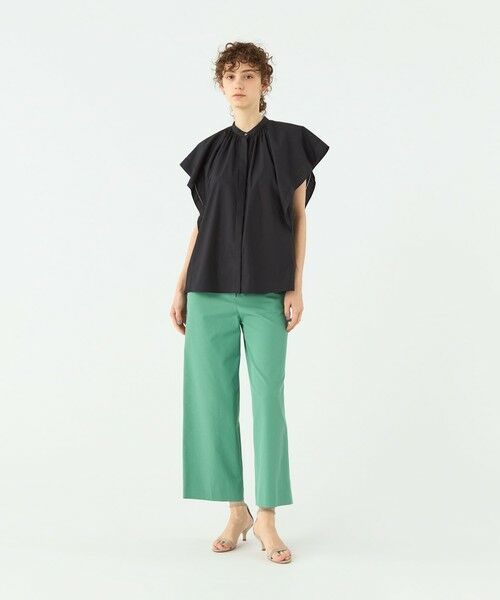 TOMORROWLAND / トゥモローランド シャツ・ブラウス | スーピマコットンブロード フレアスリーブブラウス | 詳細1