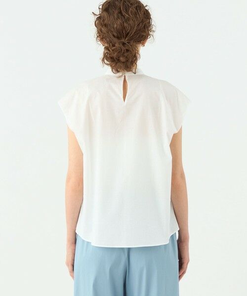 TOMORROWLAND / トゥモローランド シャツ・ブラウス | バタフライエンブロイダリー タックドレープブラウス | 詳細4