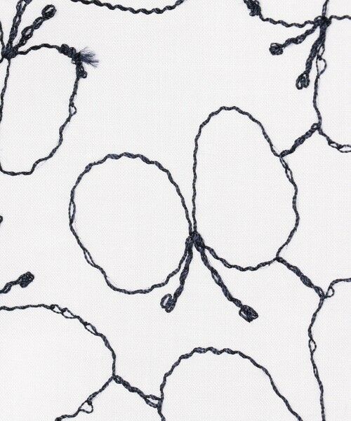 TOMORROWLAND / トゥモローランド シャツ・ブラウス | バタフライエンブロイダリー タックドレープブラウス | 詳細9