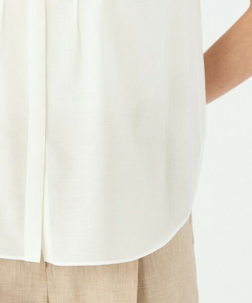TOMORROWLAND / トゥモローランド シャツ・ブラウス | コットンシルクソフトローン ノースリーブブラウス | 詳細7