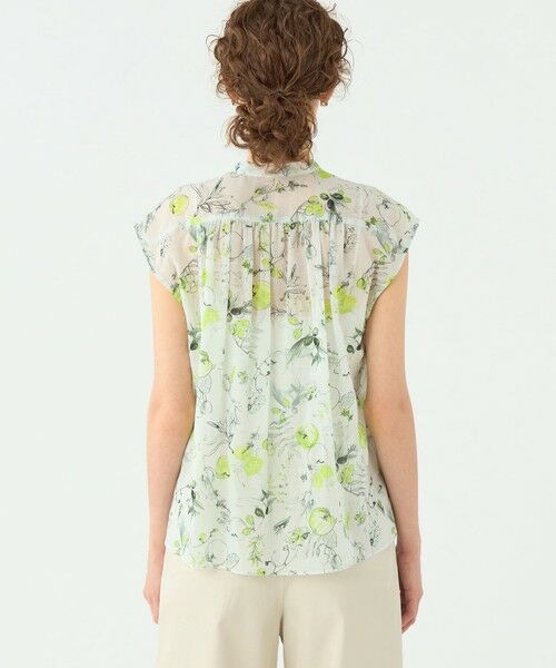 TOMORROWLAND / トゥモローランド シャツ・ブラウス | アップルフラワープリント ショルダーギャザーブラウス | 詳細4