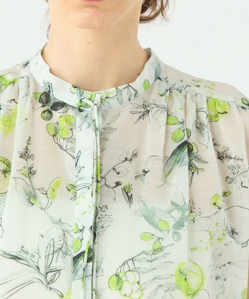 TOMORROWLAND / トゥモローランド シャツ・ブラウス | アップルフラワープリント ショルダーギャザーブラウス | 詳細5