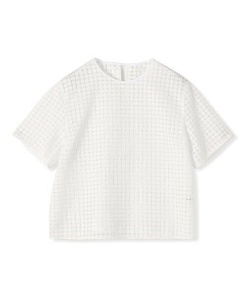 TOMORROWLAND/トゥモローランド ピッコロドット ハーフスリーブブラウス 11 ホワイト 36(9号) TOMORROWLAND/トゥモローランド ピッコロドット ハーフスリーブブラウス 11 ホワイト 36(9号)