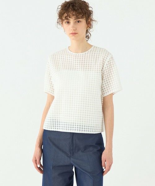 TOMORROWLAND / トゥモローランド シャツ・ブラウス | ピッコロドット ハーフスリーブブラウス | 詳細2