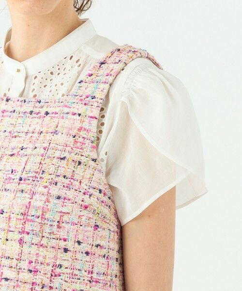 TOMORROWLAND / トゥモローランド シャツ・ブラウス | コロレファンシーツイード スクエアネックトップス | 詳細7