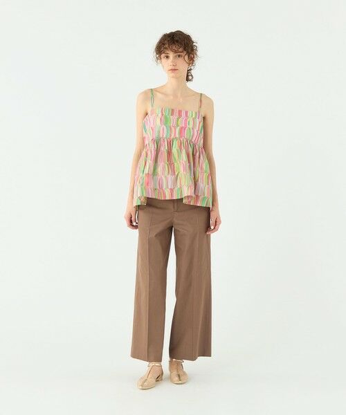 TOMORROWLAND / トゥモローランド その他トップス | リュバンプリント ペプラムキャミソール | 詳細1