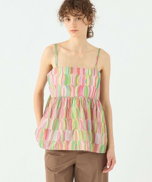 TOMORROWLAND / トゥモローランド その他トップス | リュバンプリント ペプラムキャミソール | 詳細2
