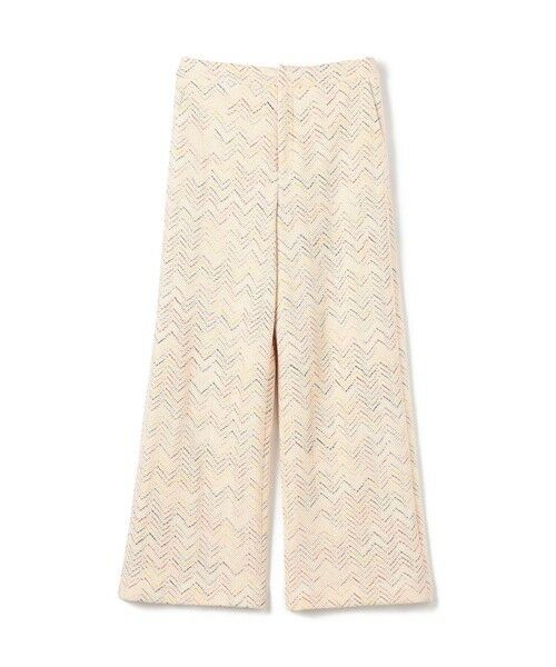 TOMORROWLAND/トゥモローランド コロレラッセル ワイドストレートパンツ 12 ホワイト系 36(9号)