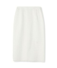 TOMORROWLAND / トゥモローランド ミニ・ひざ丈スカート | ピッコロドット タイトストレートスカート