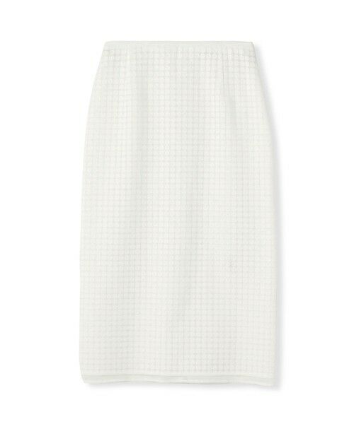 TOMORROWLAND/トゥモローランド ピッコロドット タイトストレートスカート 11 ホワイト 34(7号) TOMORROWLAND/トゥモローランド ピッコロドット タイトストレートスカート 11 ホワイト 34(7号)