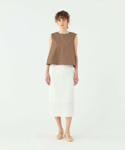 TOMORROWLAND / トゥモローランド ミニ・ひざ丈スカート | ピッコロドット タイトストレートスカート | 詳細1