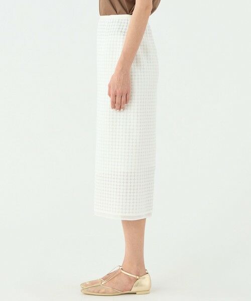 TOMORROWLAND / トゥモローランド ミニ・ひざ丈スカート | ピッコロドット タイトストレートスカート | 詳細3