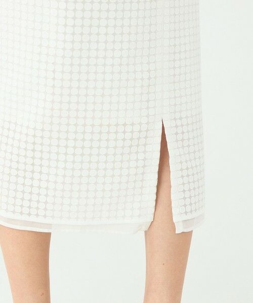 TOMORROWLAND / トゥモローランド ミニ・ひざ丈スカート | ピッコロドット タイトストレートスカート | 詳細8