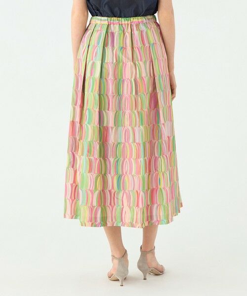 TOMORROWLAND / トゥモローランド ロング・マキシ丈スカート | リュバンプリント タックスイングスカート | 詳細4