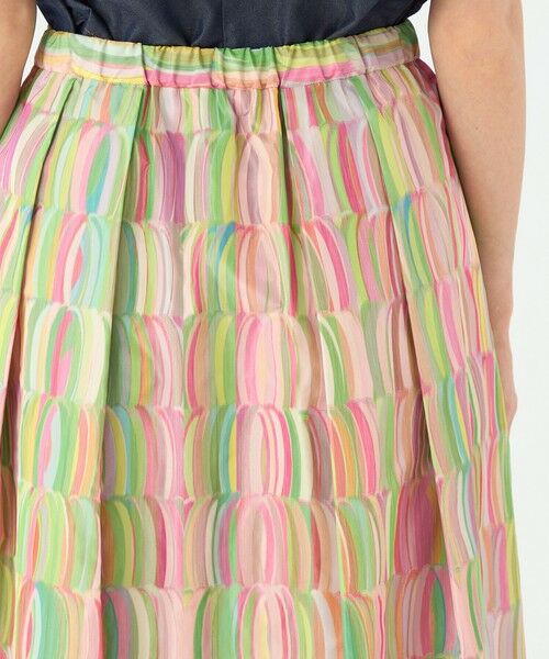 TOMORROWLAND / トゥモローランド ロング・マキシ丈スカート | リュバンプリント タックスイングスカート | 詳細6