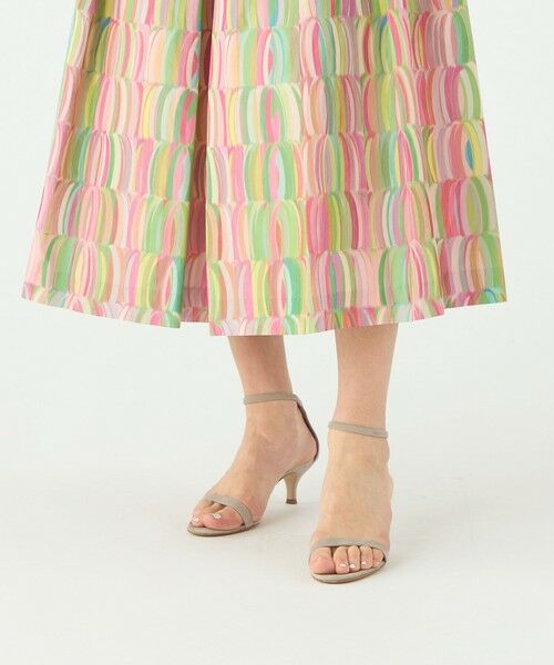 TOMORROWLAND / トゥモローランド ロング・マキシ丈スカート | リュバンプリント タックスイングスカート | 詳細8
