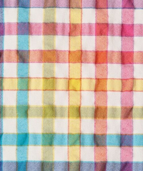 TOMORROWLAND / トゥモローランド ロング・マキシ丈ワンピース | マルチギンガムチェック バックリボンワンピース | 詳細8