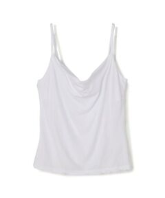 TOMORROWLAND / トゥモローランド キャミソール・チューブトップ | コットンジャージー フロントドレープキャミソール WHGF3965