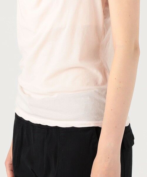 TOMORROWLAND / トゥモローランド キャミソール・チューブトップ | コットンジャージー フロントドレープキャミソール WHGF3965 | 詳細8