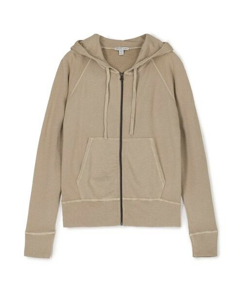 TOMORROWLAND / トゥモローランド パーカー | バックパイルスエット ジップアップパーカー WXA2884(44 ベージュ系)