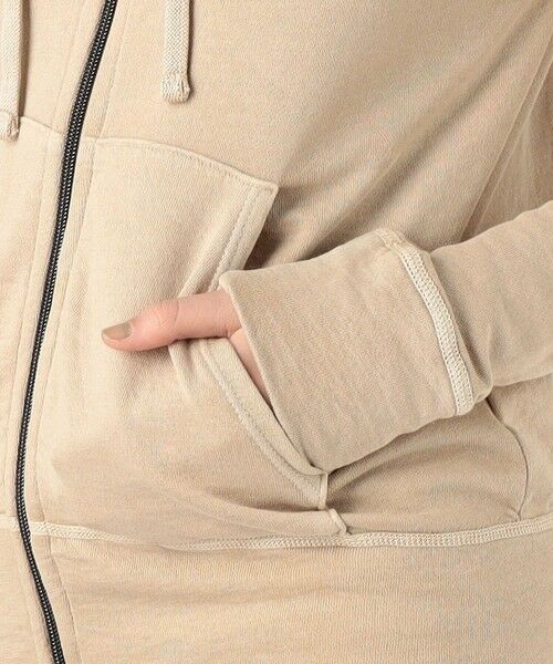 TOMORROWLAND / トゥモローランド パーカー | バックパイルスエット ジップアップパーカー WXA2884 | 詳細8