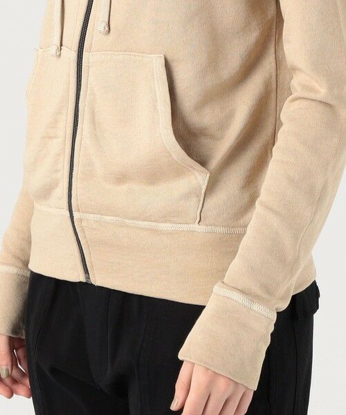 TOMORROWLAND / トゥモローランド パーカー | バックパイルスエット ジップアップパーカー WXA2884 | 詳細9