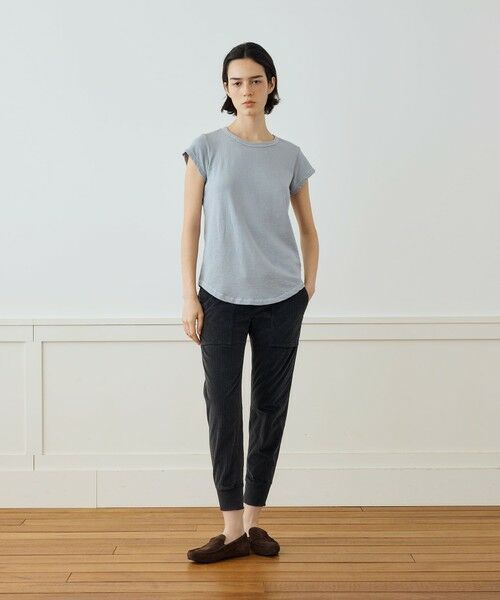 TOMORROWLAND / トゥモローランド Tシャツ | バックパイルスエット クルーネックプルオーバー WXA3293 | 詳細1