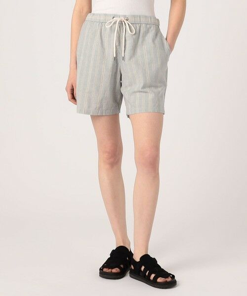 TOMORROWLAND / トゥモローランド ショート・ハーフ・半端丈パンツ | コットンリネンストライプ ショーツ WRDS4319 | 詳細2