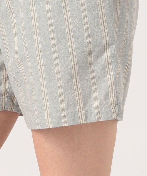 TOMORROWLAND / トゥモローランド ショート・ハーフ・半端丈パンツ | コットンリネンストライプ ショーツ WRDS4319 | 詳細7
