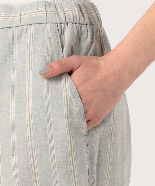 TOMORROWLAND / トゥモローランド ショート・ハーフ・半端丈パンツ | コットンリネンストライプ ショーツ WRDS4319 | 詳細8