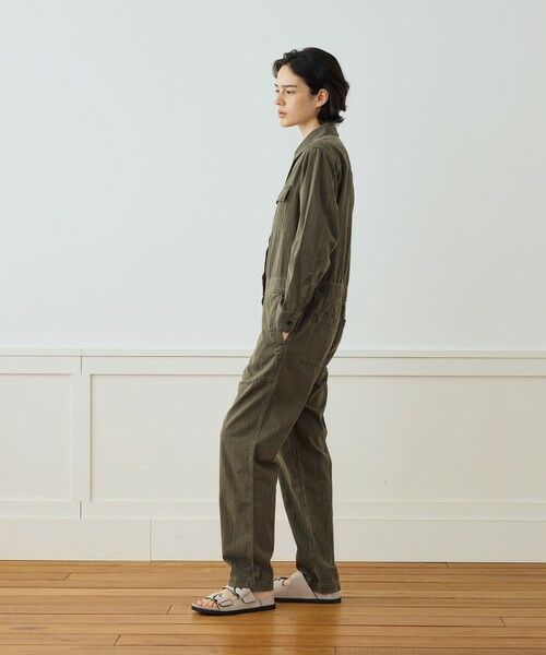 TOMORROWLAND / トゥモローランド サロペット・オールインワン | ストレッチヘリンボーン ジャンプスーツ WHBS6963 | 詳細2