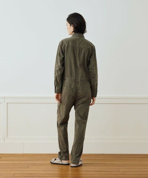 TOMORROWLAND / トゥモローランド サロペット・オールインワン | ストレッチヘリンボーン ジャンプスーツ WHBS6963 | 詳細3