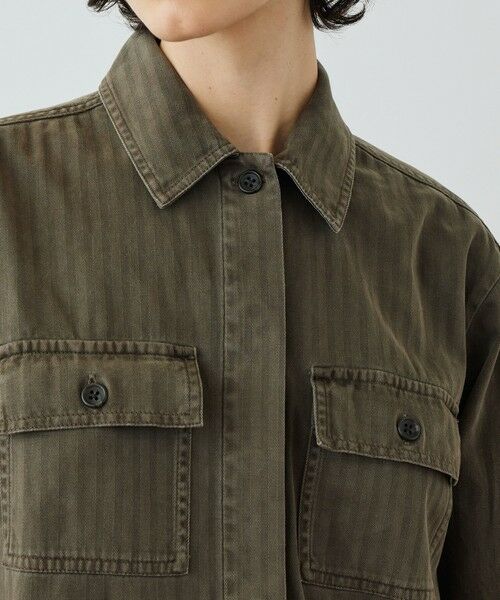 TOMORROWLAND / トゥモローランド サロペット・オールインワン | ストレッチヘリンボーン ジャンプスーツ WHBS6963 | 詳細4