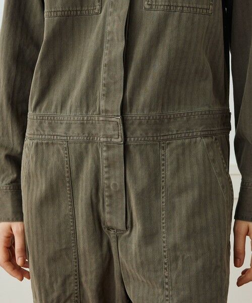 TOMORROWLAND / トゥモローランド サロペット・オールインワン | ストレッチヘリンボーン ジャンプスーツ WHBS6963 | 詳細7